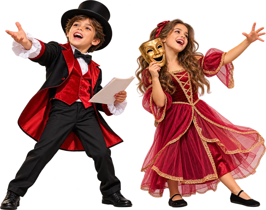 Bambini che recitano